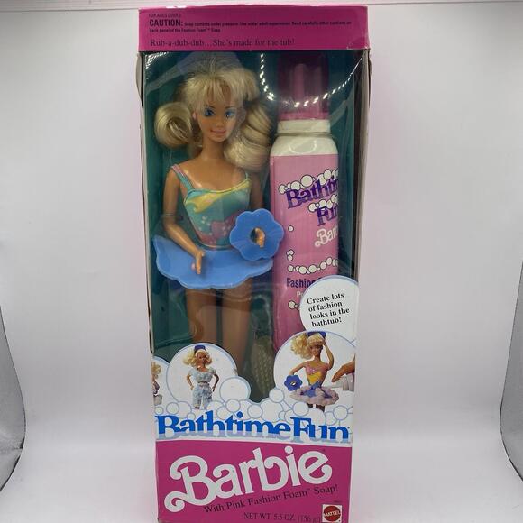 VINTAGE BATHTIME FUN SKIPPER BARBIE DOLL 1992 TARGET EXCLUSIVE MATTEL 7970 - Picture 1 of 8